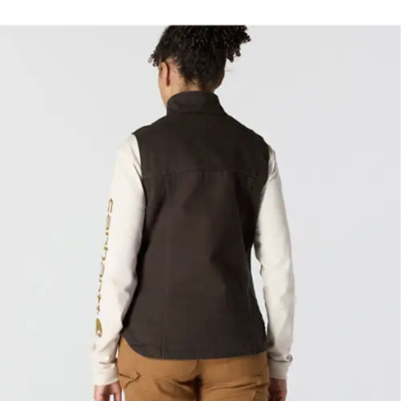 Women's Dark Brown Vest - Picture 2 of 8